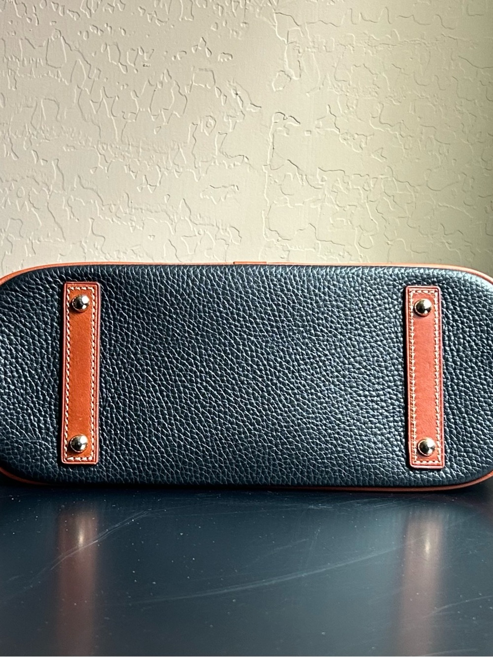 Dooney & Bourke Black Pebble Grain Zip Satchel - Picture 4 of 7
